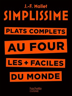 cover image of Simplissime--Plats complets au four